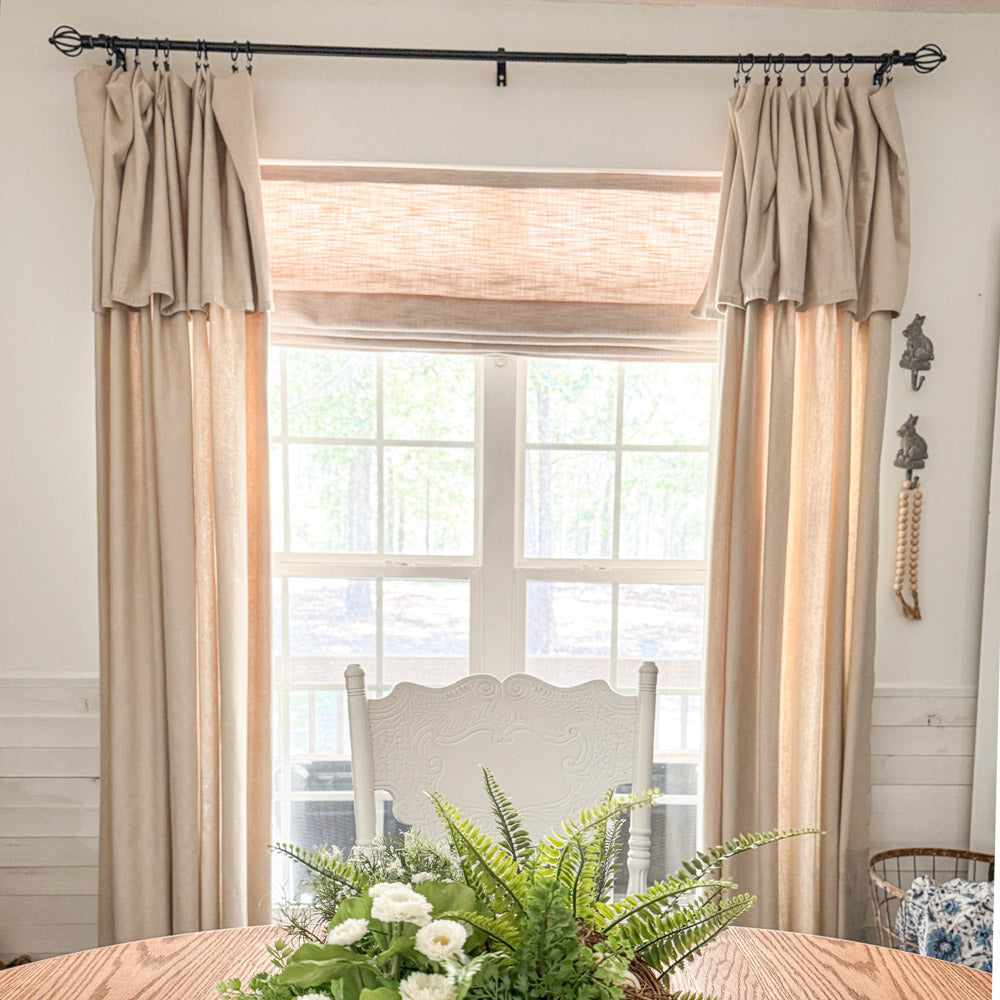 Sara Linen Roman Shade