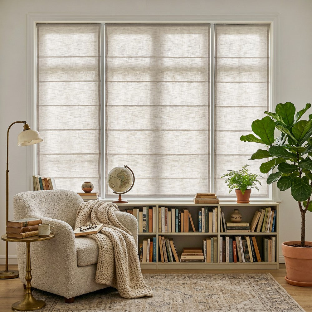 Sara Linen Roman Shade