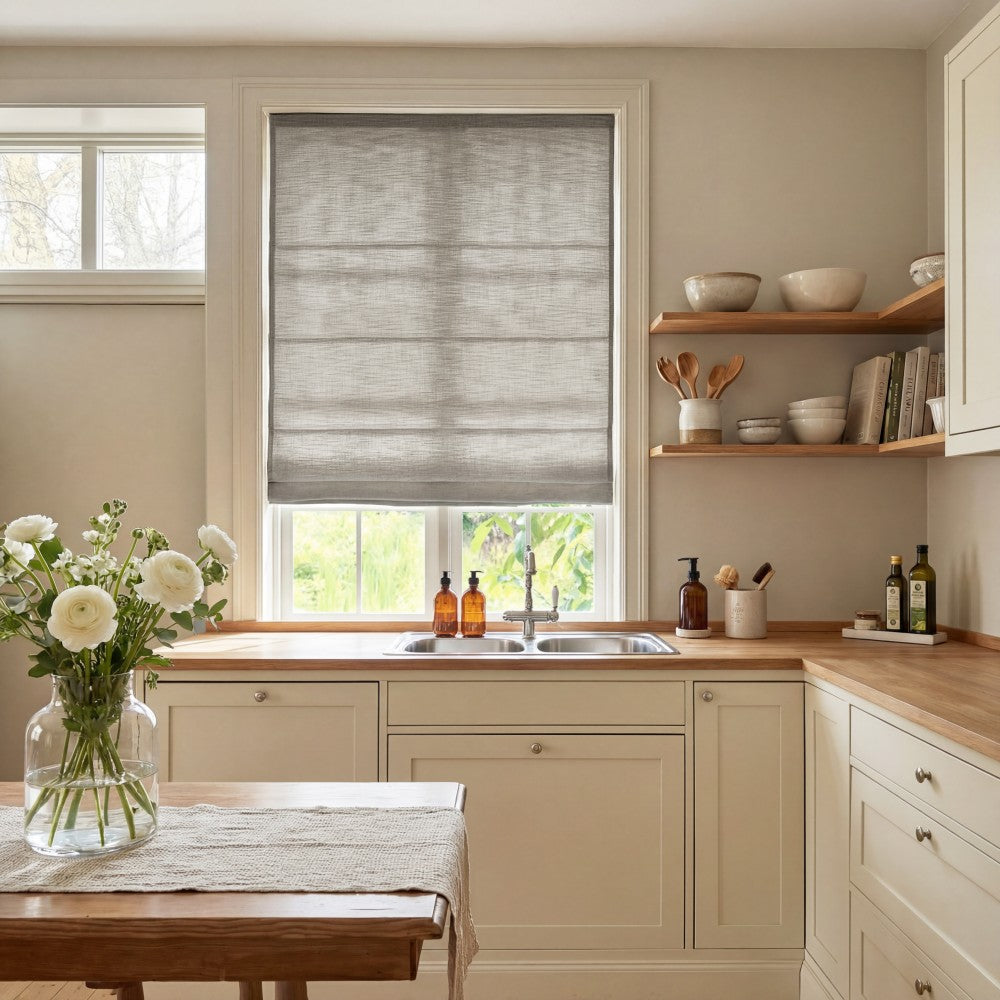 Sara Linen Roman Shade