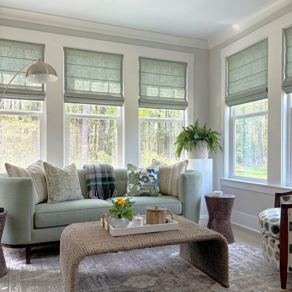Sara Linen Roman Shade