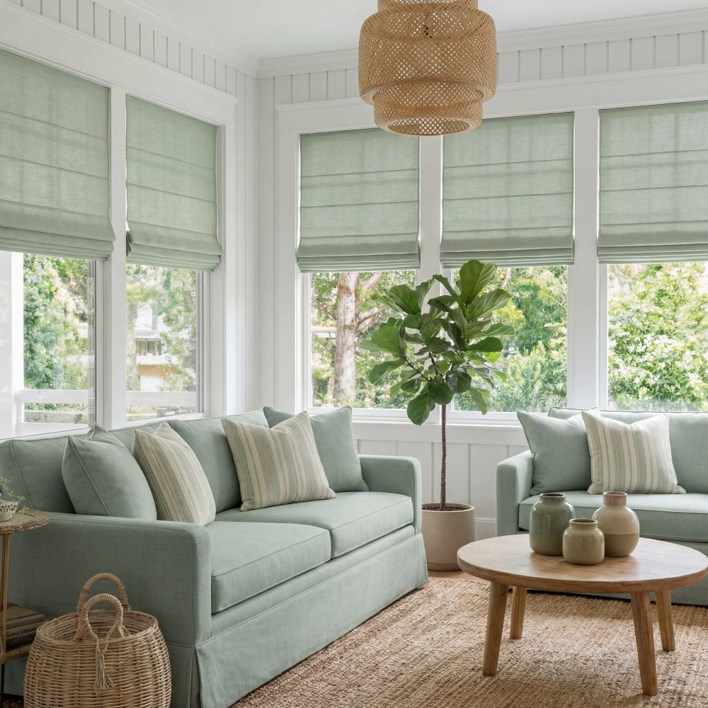 Sara Linen Roman Shade
