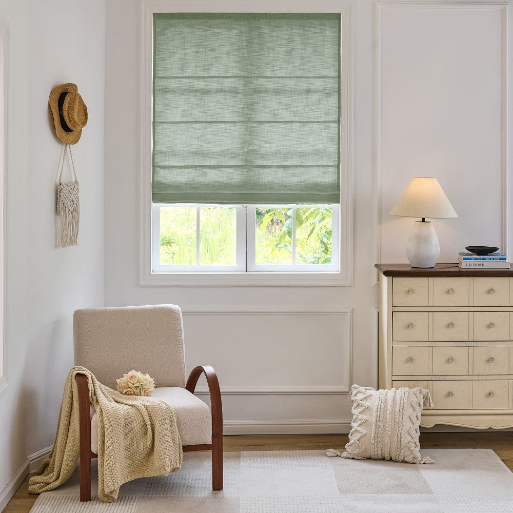 Sara Linen Roman Shade