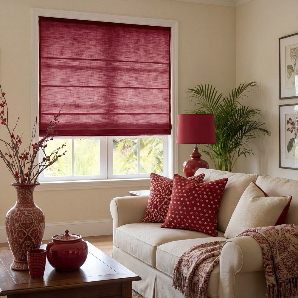 Sara Linen Roman Shade
