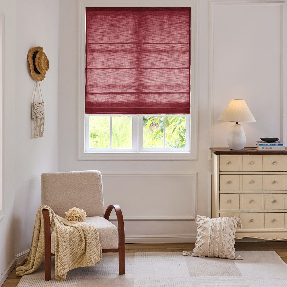 Sara Linen Roman Shade