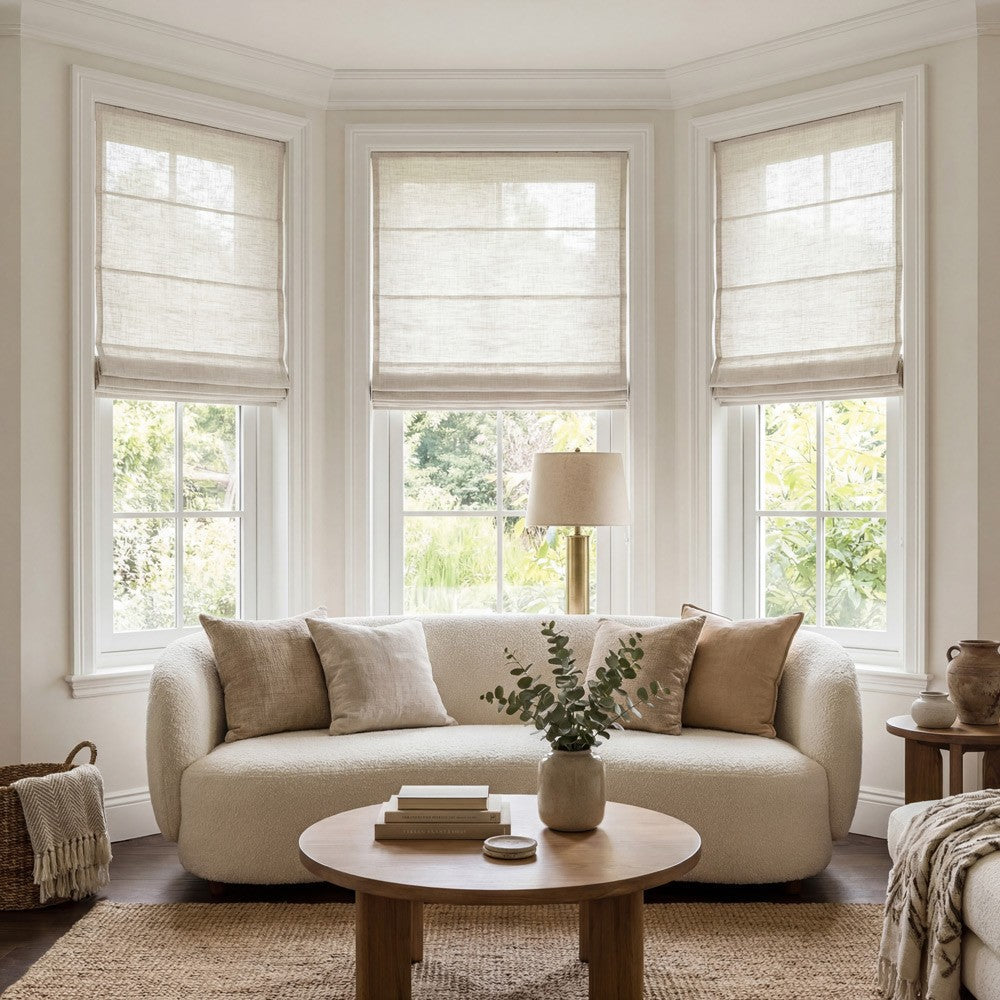 Sara Linen Roman Shade