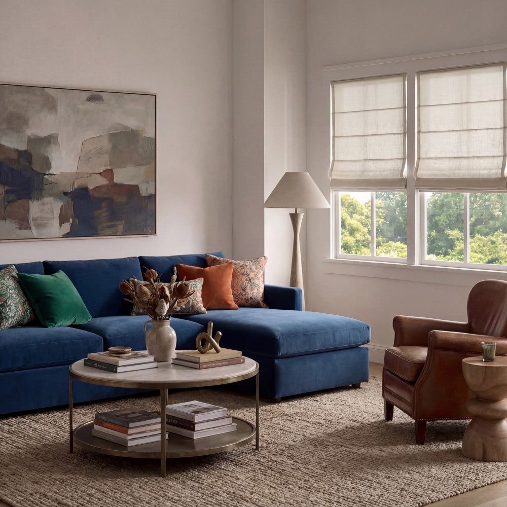 Sara Linen Roman Shade
