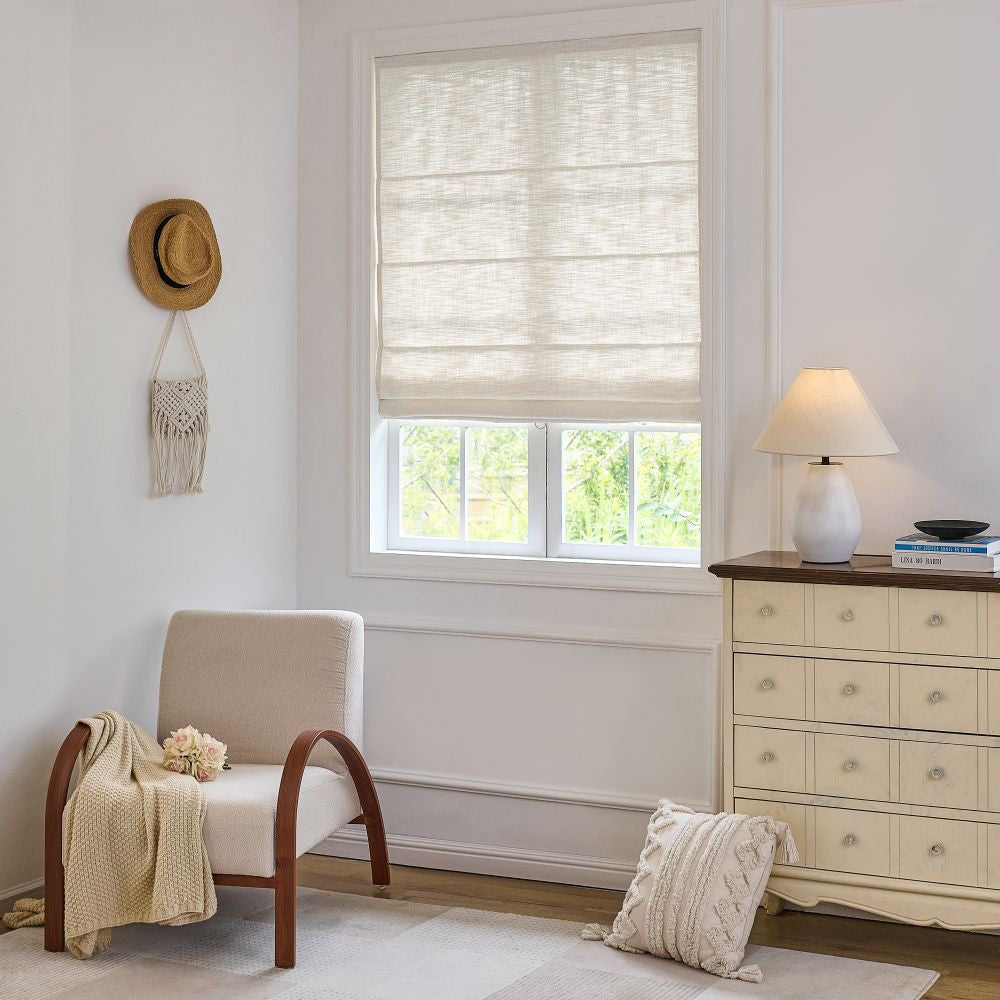 Sara Linen Roman Shade