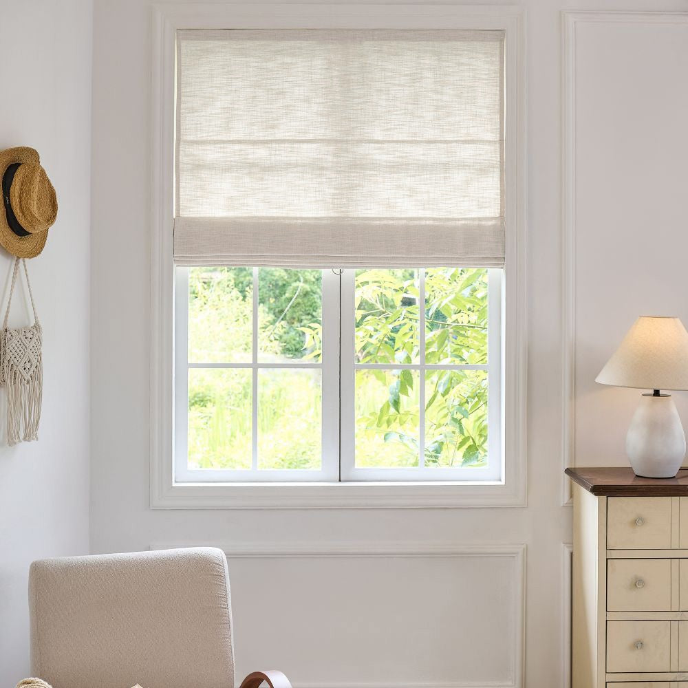 Sara Linen Roman Shade