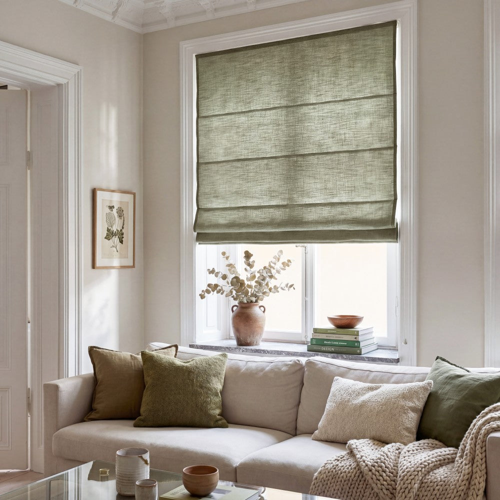 Sara Linen Roman Shade