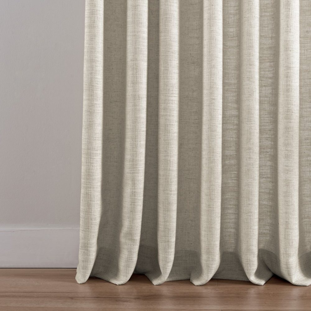 Sara Solid Linen Blend Curtains