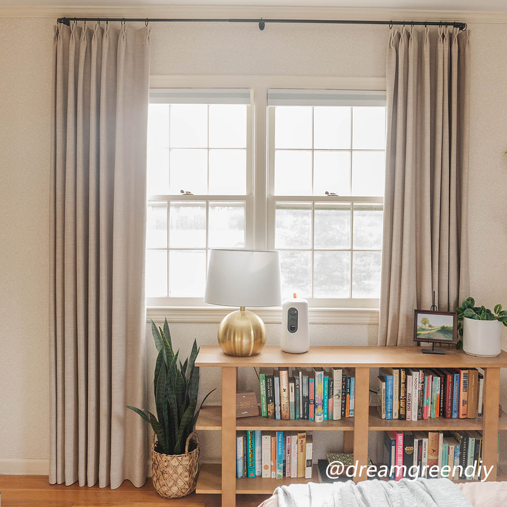 Sara Solid Linen Blend Curtains