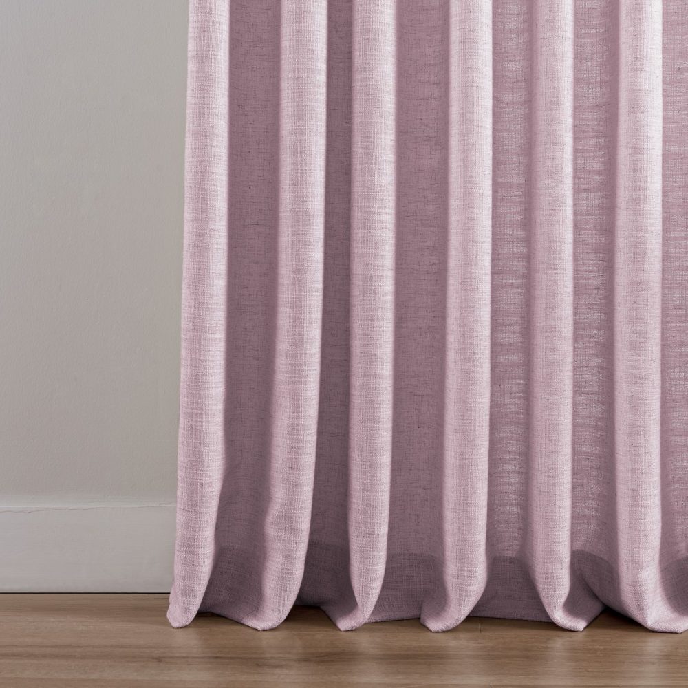 Sara Solid Linen Blend Curtains
