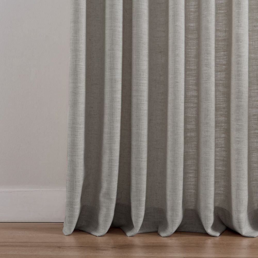 Sara Solid Linen Blend Curtains