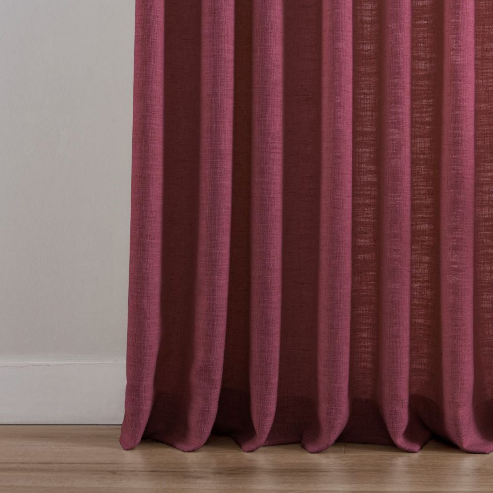 Sara Solid Linen Blend Curtains