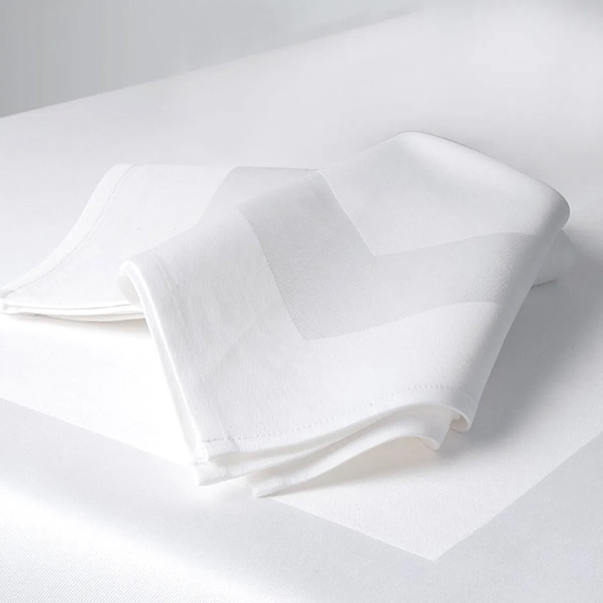 MJS 100% Spun Polyester 2 PLY Table Linens Napkins 12 PK-4