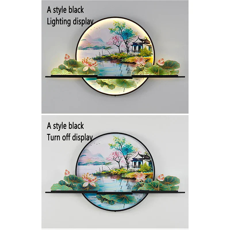 Dlight Decor Artistic Landscape Wall Glow Lamp