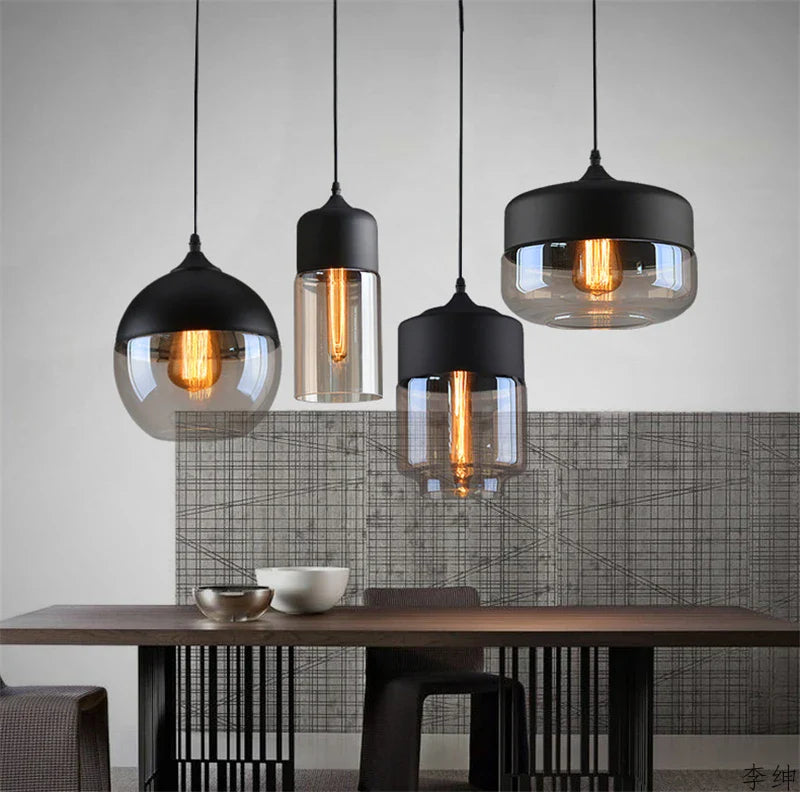 DecorBites™ Pendant Lamp Glass Hanging LED Fixtures