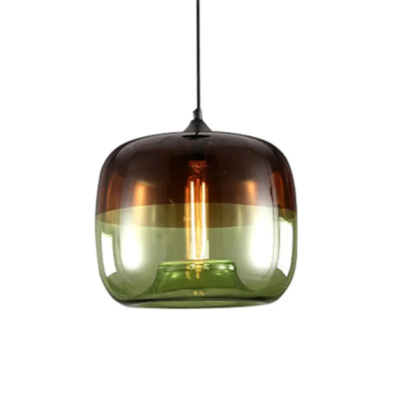 Apple Glass Pendant Lights Kitchen