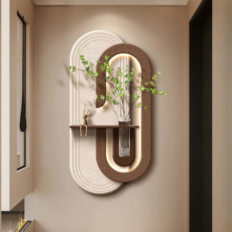Dlight Decor LED Green Vase Wall Light for Hallways