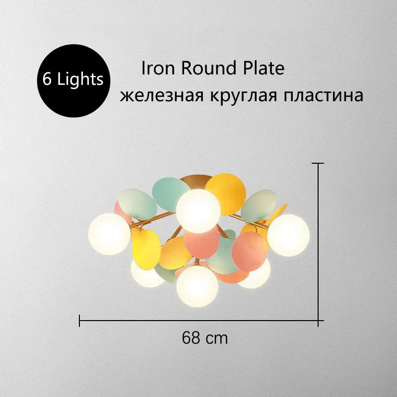 Nordic Kids Bedroom Ceiling Lamp - Modern Ceiling Light for Nursery Decor