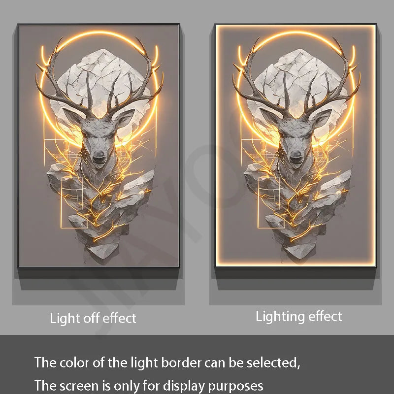 Dlight Decor Reindeer Wall Glow for Luxe Entry Spaces