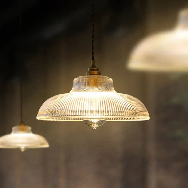 Pendant Light Glass Retro Design