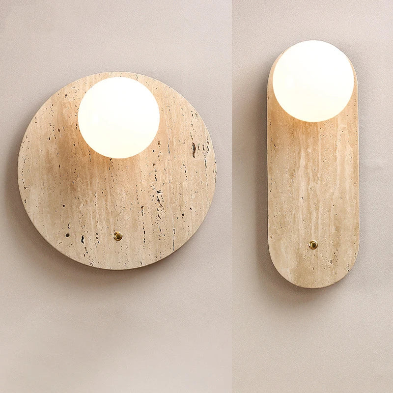 Wall Lamp Japanese Style Round