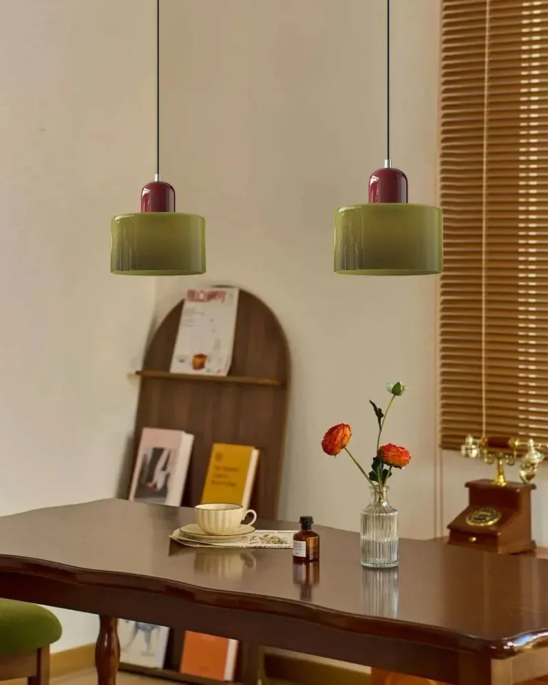 Stained Glass Small Chandelier