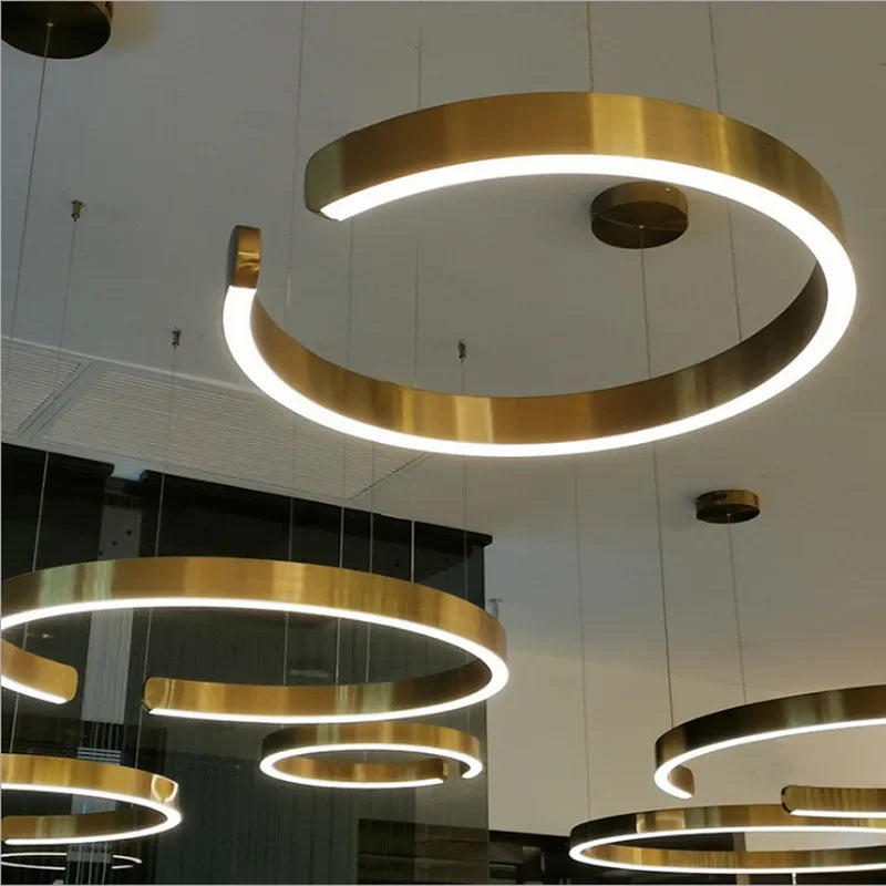 LED Chandelier Modern Round