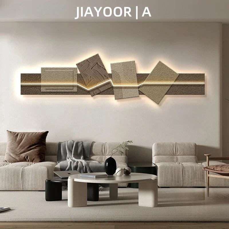 Dlight Decor Artistic Wood Crystal Wall Glow Light