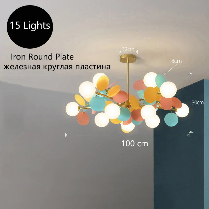 Nordic Kids Bedroom Ceiling Lamp - Modern Ceiling Light for Nursery Decor