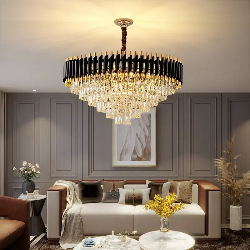 Crystal Chandelier Pendant Light Loft