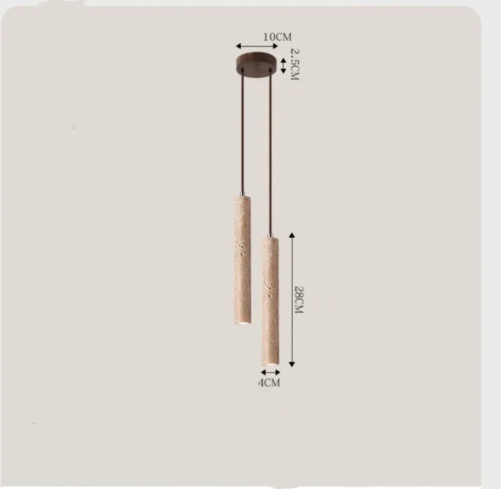 Yellow Stone Pendant Light Decor
