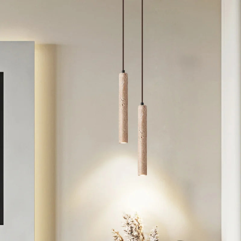 Yellow Stone Pendant Light Decor
