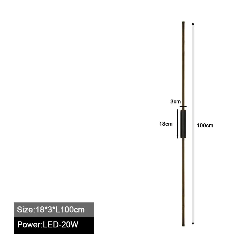 DecorBites™ LED Wall Lights Slim Linear