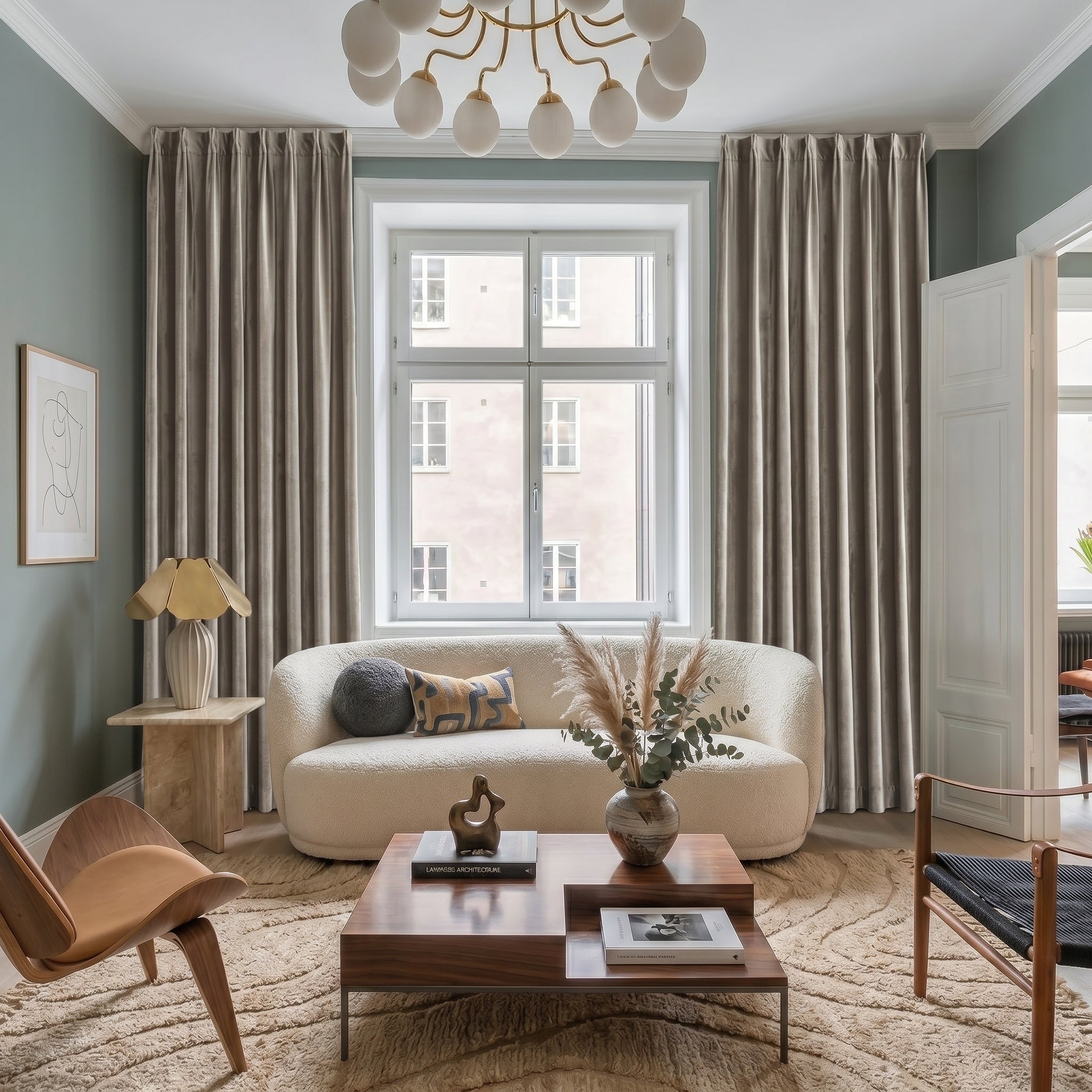 Scolace Glorious Velvet Thermal Curtains
