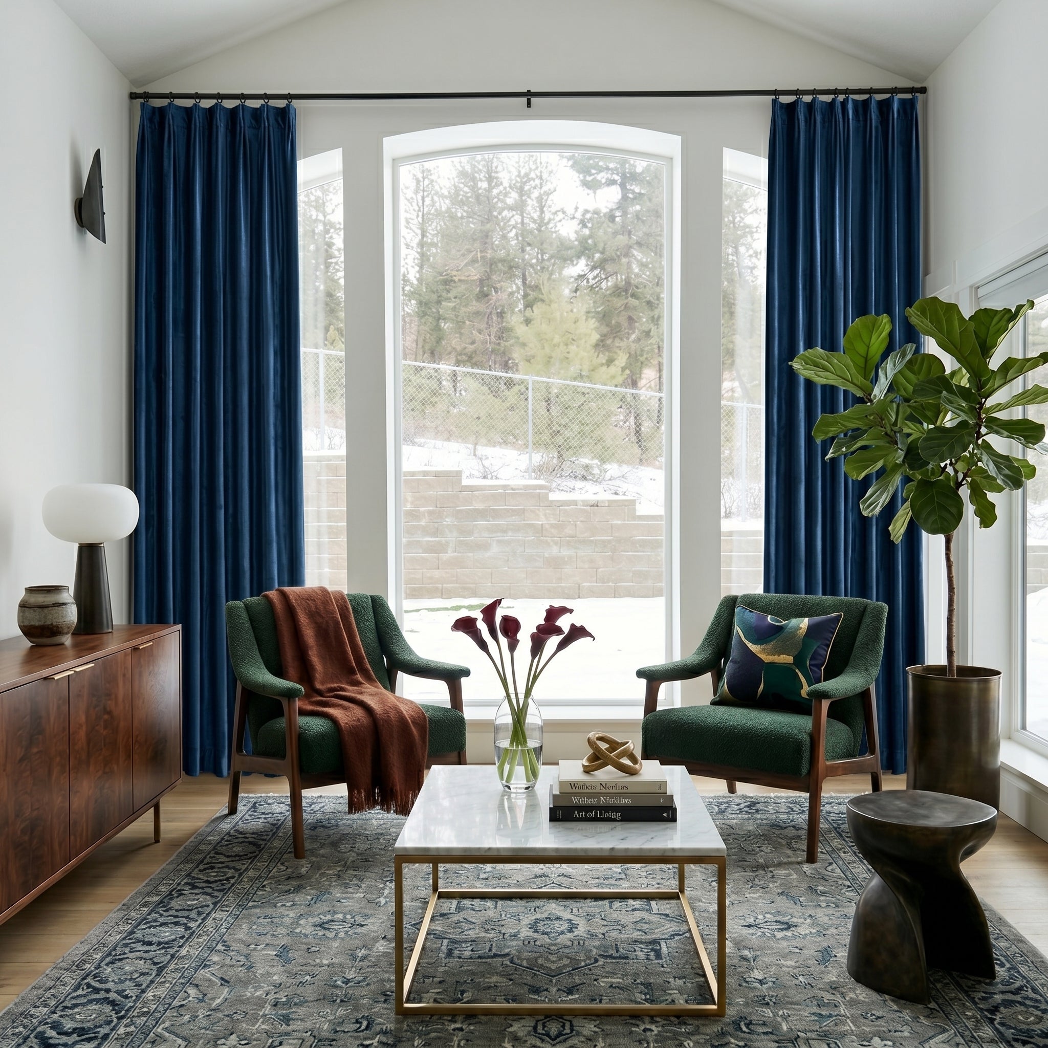 Scolace Glorious Velvet Thermal Curtains
