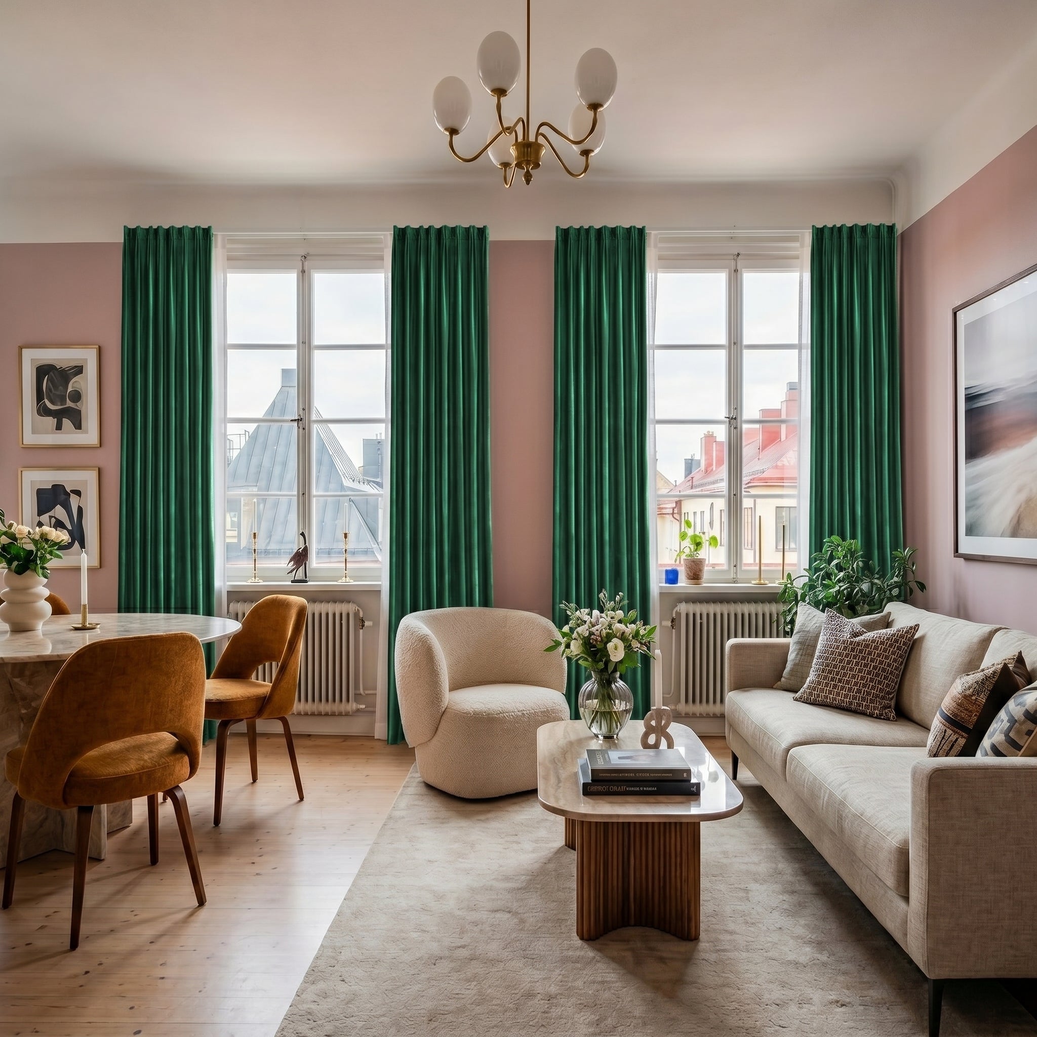 Scolace Glorious Velvet Thermal Curtains