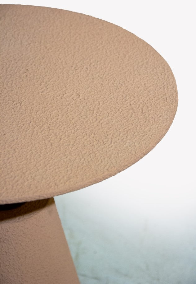 Microcement Textured  Minimal Side Table Set