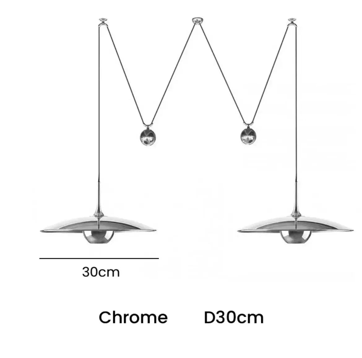 DecorBites™ Adjustable LED Pendant Light Fixture