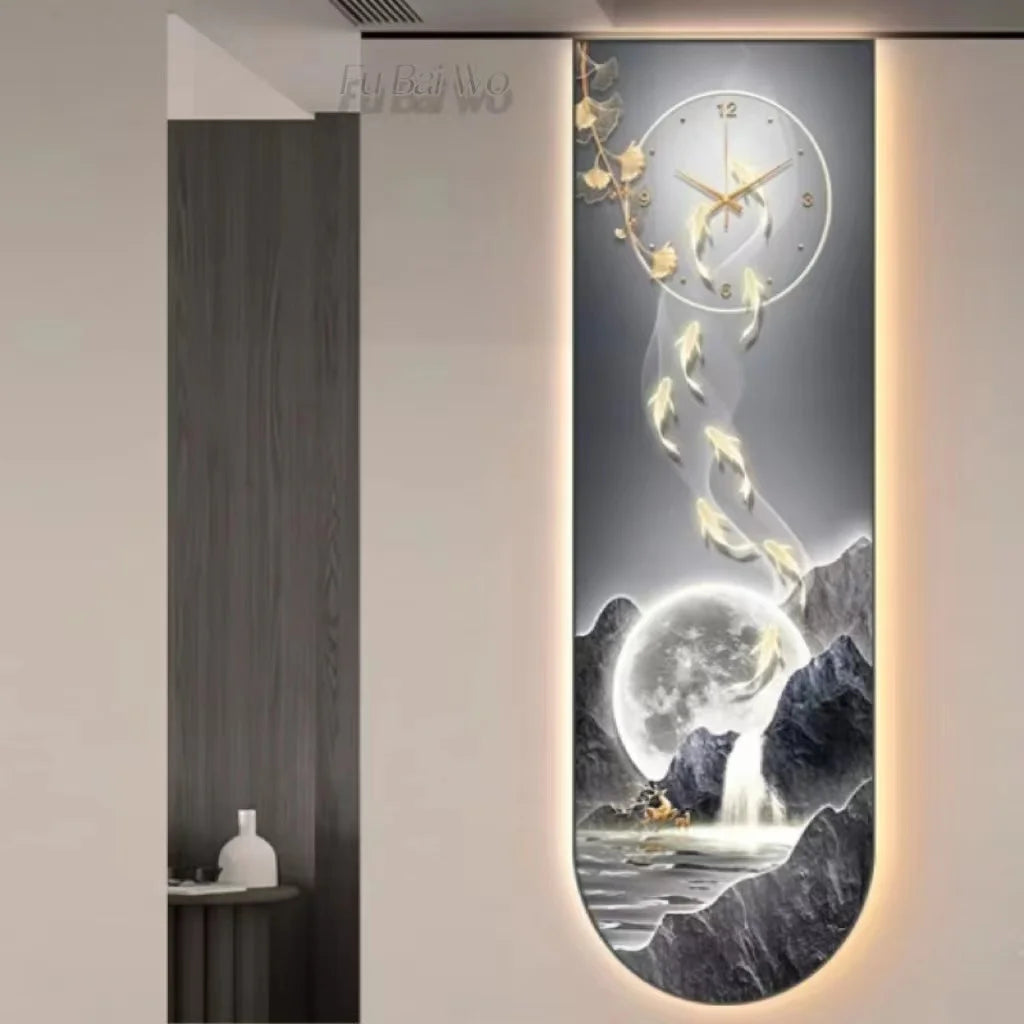 Dlight Decor Luminous Wall Clock with Elegant Glow