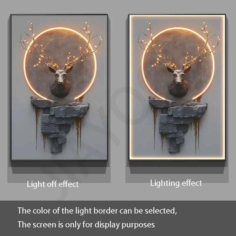 Dlight Decor Reindeer Wall Glow for Luxe Entry Spaces