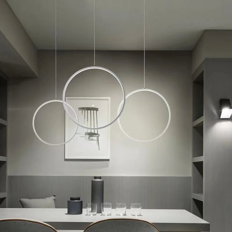 DecorBites™ Circle Ring Light Hanging Fixture