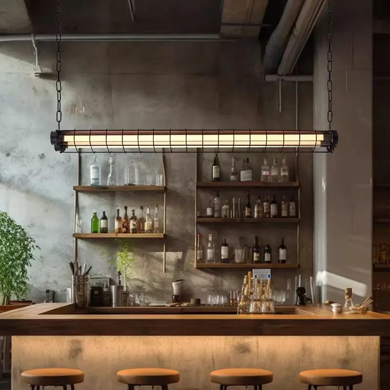 Pendant Light Linear Glass Chandelier