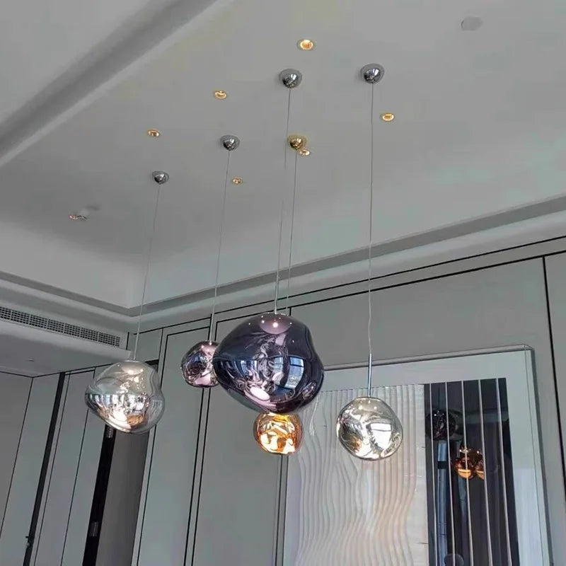 LED Glass Chandelier Pendant Light