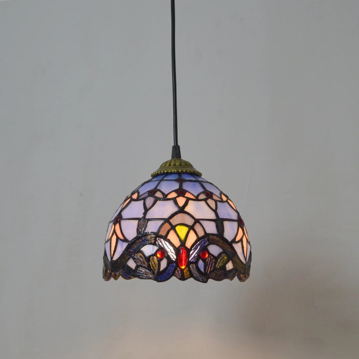 Stained Glass Pendant Lamp Fixture