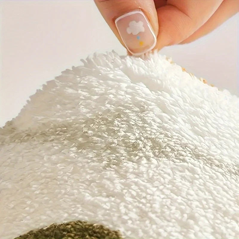 VIKAMA Soft Warm Bedside Floor Mat Simple High-End Bedroom Sofa Carpet Washable Waterproof Carpet Suitable Room Rug Home Decorat