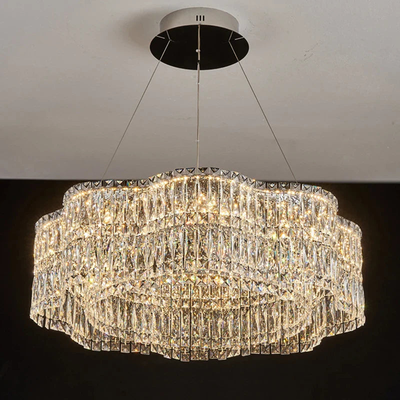 DecorBites™ LED Crystal Chandeliers Modern Fixtures