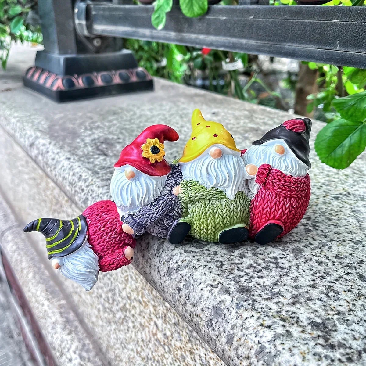 Cute Gnome Old Man Ornament-4