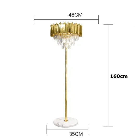DecorBites™ Crystal Chandeliers Luxury LED Fixture